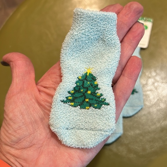 Christmas Tree Holiday Pet Socks - Picture 2 of 12